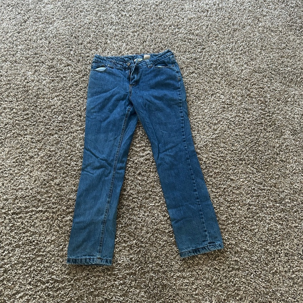 Jane Ashley Classic Blue Straight Leg Jeans